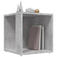 vidaXL Beistelltisch Betongrau 33x33x34,5 cm Holzwerkstoff