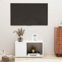 vidaXL TV-Schrank Weiß 60x24x32 cm Holzwerkstoff