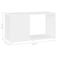 vidaXL TV-Schrank Weiß 60x24x32 cm Holzwerkstoff