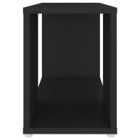 vidaXL TV-Schrank Schwarz 60x24x32 cm Holzwerkstoff
