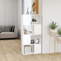 vidaXL Bücherregal Raumteiler Weiß...