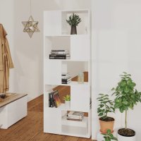 vidaXL Bücherregal Raumteiler Weiß 60x24x155...