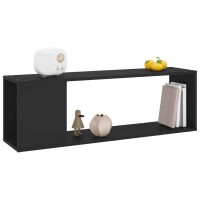 vidaXL TV-Schrank Schwarz 100x24x32 cm Holzwerkstoff