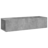 vidaXL TV-Schrank Betongrau 100x24x32 cm Holzwerkstoff