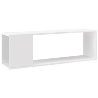 vidaXL TV-Schrank Hochglanz-Wei&szlig; 100x24x32 cm Holzwerkstoff