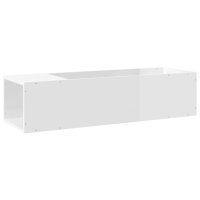 vidaXL TV-Schrank Hochglanz-Wei&szlig; 100x24x32 cm Holzwerkstoff