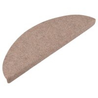 vidaXL Stufenmatten Selbstklebend 15 Stk. 65x22,5x3,5 cm Beige