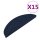 vidaXL Stufenmatten Selbstklebend 15 Stk. 65x22,5x3,5 cm Blau
