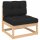 vidaXL 6-tlg. Garten-Lounge-Set mit Kissen Kiefer Massivholz