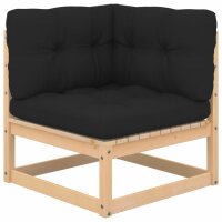 vidaXL 6-tlg. Garten-Lounge-Set mit Kissen Massivholz Kiefer