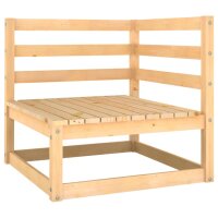 vidaXL 11-tlg. Garten-Lounge-Set mit Anthrazit Kissen Kiefernholz