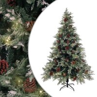 vidaXL Weihnachtsbaum mit LEDs&Kiefernzapfen...