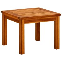 vidaXL Garten-Couchtisch 45x45x36 cm Massivholz Akazie