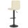 vidaXL Barhocker 2 Stk. Creme Stoff