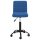vidaXL Bürostuhl Drehbar Blau Samt