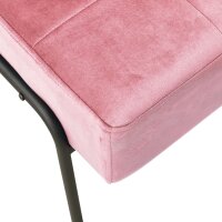 vidaXL Relaxstuhl 65x79x87 cm Rosa Samt