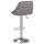 vidaXL Barhocker 2 Stk. Grau Kunstleder
