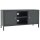 vidaXL TV-Schrank Anthrazit 105x35x52 cm Stahl und Glas