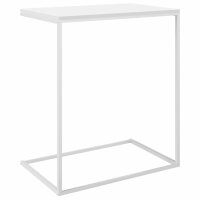 vidaXL Beistelltisch Weiß 55x35x66 cm Holzwerkstoff