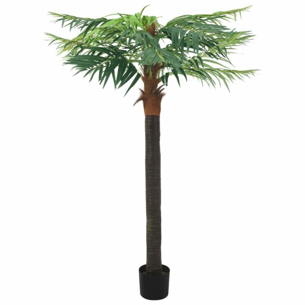 vidaXL K&uuml;nstliche Palme Ph&ouml;nix mit Topf 215 cm Gr&uuml;n