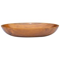 vidaXL Waschbecken Massivholz Teak 60x40x10 cm