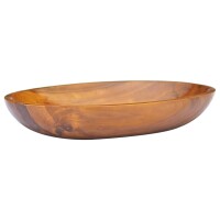 vidaXL Waschbecken Massivholz Teak 60x40x10 cm