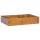 vidaXL Waschbecken Massivholz Teak 50x35x10 cm