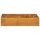 vidaXL Waschbecken Massivholz Teak 50x35x10 cm