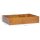 vidaXL Waschbecken Massivholz Teak 50x35x10 cm