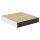 vidaXL Schweberegale 2 Stk. Eichenoptik und Wei&szlig; 23x23,5x3,8 cm MDF