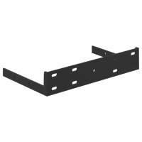 vidaXL Schweberegale 4 Stk. Eichenoptik und Wei&szlig; 23x23,5x3,8 cm MDF