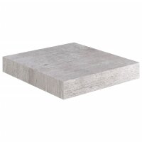 vidaXL Schweberegale 4 Stk. Betongrau 23x23,5x3,8 cm MDF