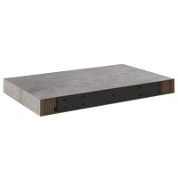 vidaXL Schweberegale 4 Stk. Betongrau 40x23x3,8 cm MDF