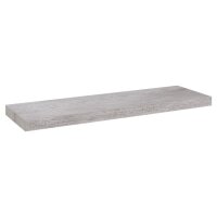 vidaXL Schweberegale 4 Stk. Betongrau 80x23,5x3,8 cm MDF