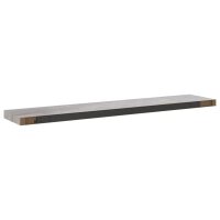 vidaXL Schweberegale 4 Stk. Betongrau 120x23,5x3,8 cm MDF