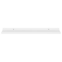 vidaXL Wandregale 4 Stk. Weiß 80x9x3 cm