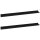 vidaXL Wandregale 2 Stk. Schwarz 100x9x3 cm