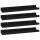 vidaXL Wandregale 4 Stk. Schwarz 40x9x3 cm