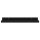 vidaXL Wandregale 4 Stk. Schwarz 40x9x3 cm