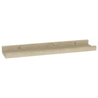vidaXL Wandregale 2 Stk. Sonoma-Eiche 40x9x3 cm
