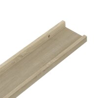 vidaXL Wandregale 2 Stk. Sonoma-Eiche 40x9x3 cm