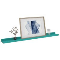 vidaXL Wandregale 2 Stk. Blau 80x9x3 cm