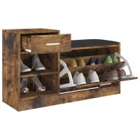 vidaXL Schuhbank R&auml;uchereiche 94,5x31x57 cm Holzwerkstoff