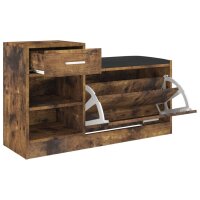 vidaXL Schuhbank R&auml;uchereiche 94,5x31x57 cm Holzwerkstoff