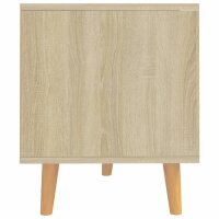 vidaXL TV-Schrank Sonoma-Eiche 90x40x48,5 cm Holzwerkstoff