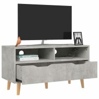 vidaXL TV-Schrank Betongrau 90x40x48,5 cm Holzwerkstoff