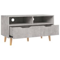 vidaXL TV-Schrank Betongrau 90x40x48,5 cm Holzwerkstoff