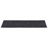 vidaXL Selbstklebende Treppenmatten 15 Stk. Rechteckig 76x20cm Schwarz