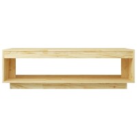 vidaXL Couchtisch 110x50x33,5 cm Kiefer Massivholz