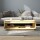 vidaXL Couchtisch 110x50x33,5 cm Kiefer Massivholz